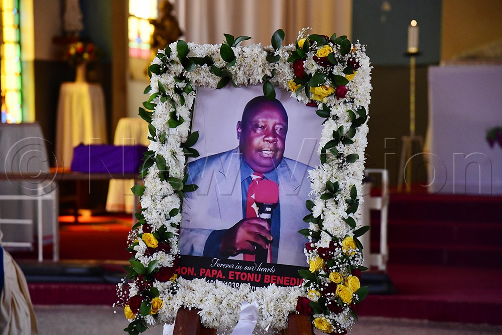 The portrait of Mzee Ben Etonu a former Obote II minister of housing and former Amuria county MP. (Credit: Godfrey Ojore)