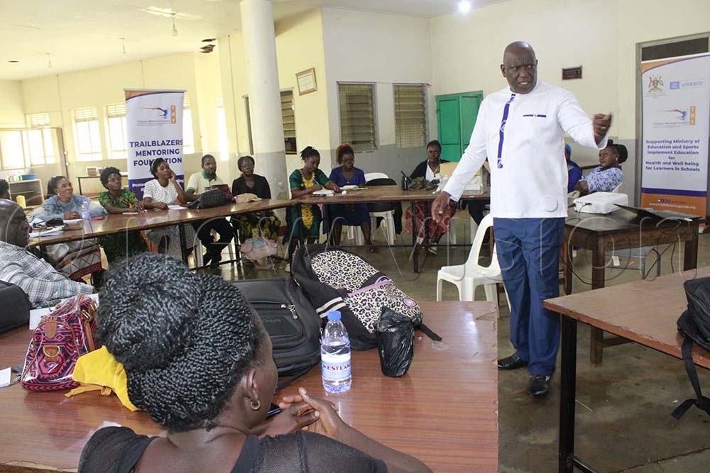 Kisambira warned teachers against caning learners. (Credit: Jacky Achan)