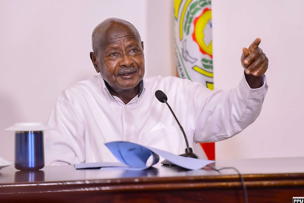 President Museveni lwe yayogerako eri eggwanga gye buvuddeko.