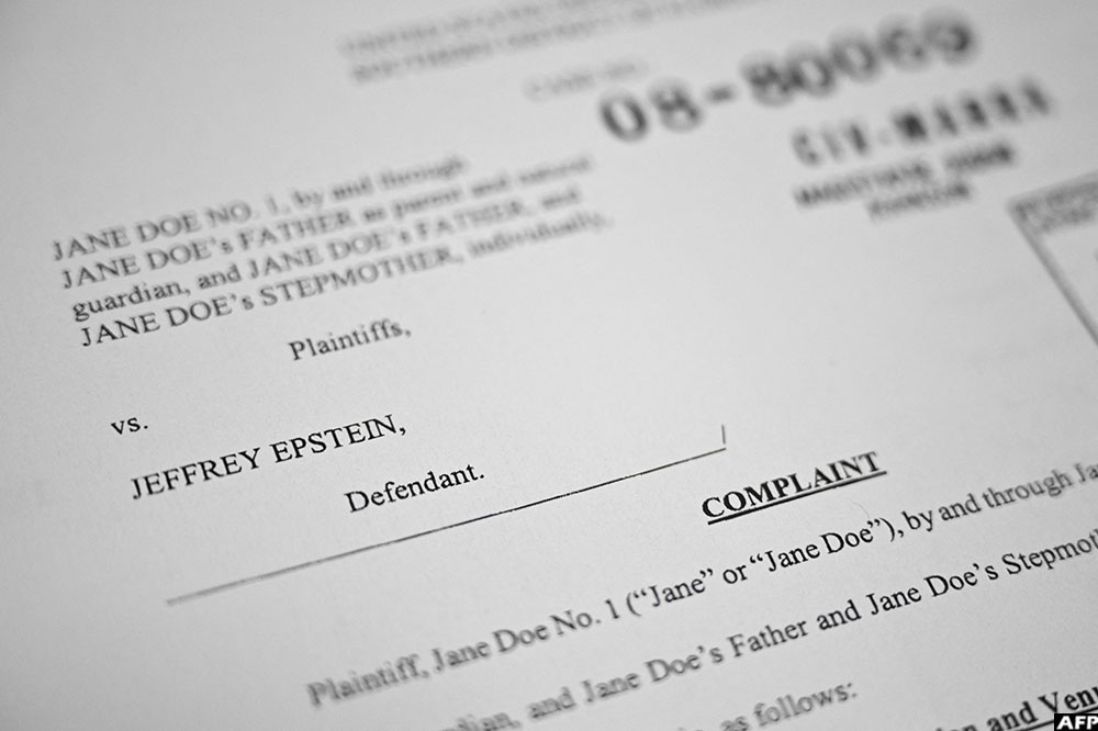 Court documents are part of the released Epstein files.