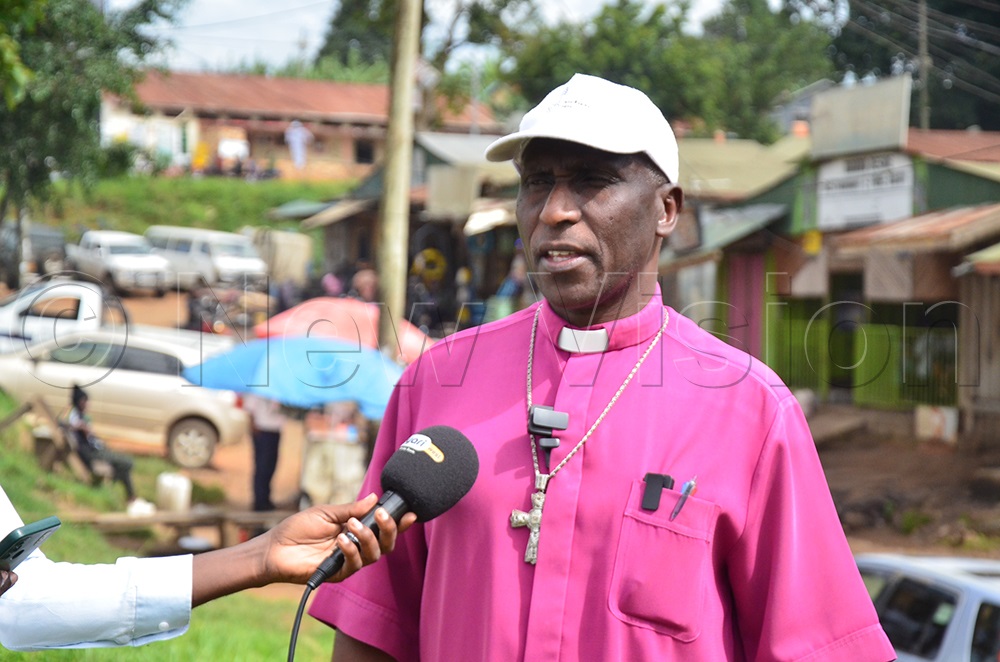 Bishop Reuben Kisembo, the bishop of Ruwenzori Diocese. (Photo by Jonan Tusingwire)