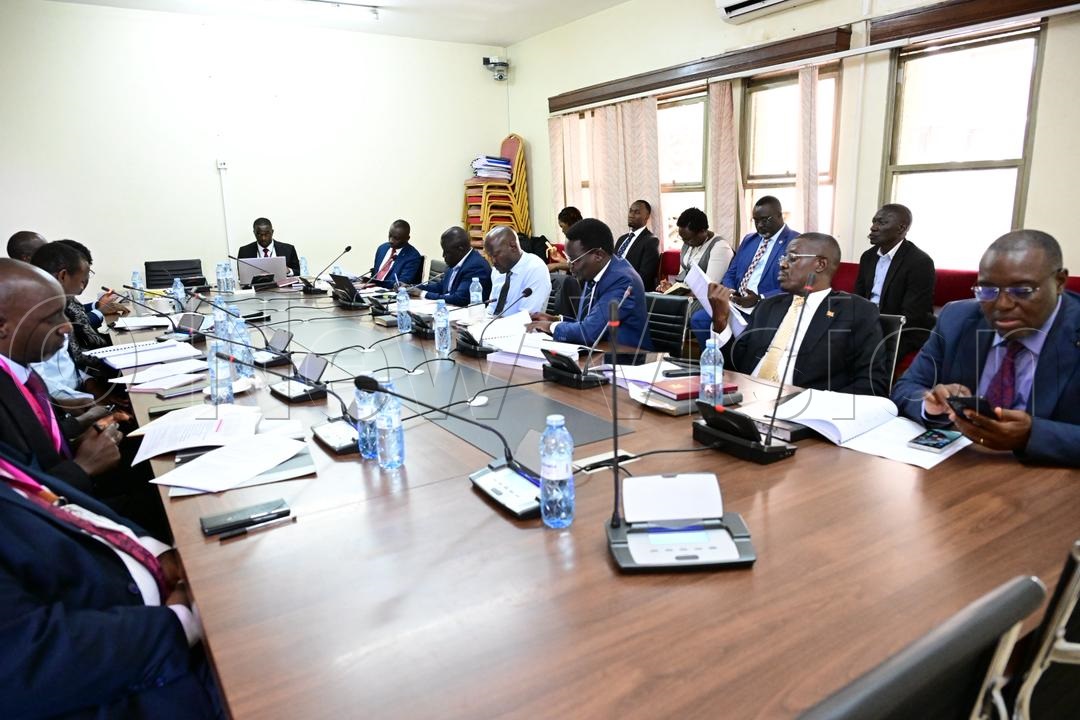 Singiza while appearing before Members of Parliament on the Presidential Affairs Committee, chaired by Alex Bakunda Byarugaba (NRM). (Credit: miriam Namutebi)