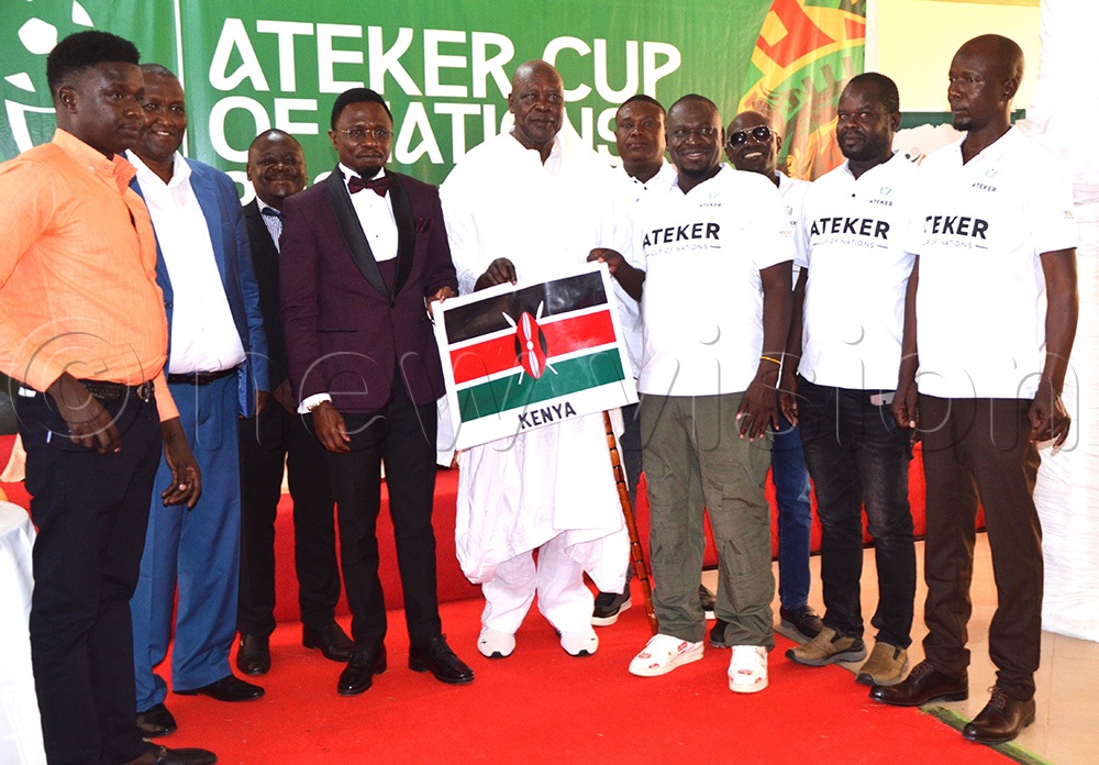 Flags were handed to respective countries that are going to participate in Ateker Cup of Nations Tournament in Soroti City. (Credit by Delux Emmy Alomu)