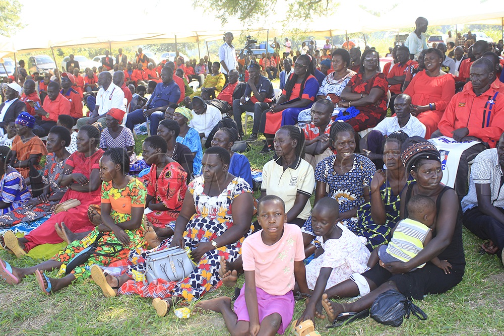 Congregation attending the memorial service. (Credit: Solomon Okabo)