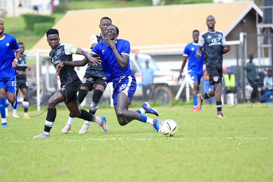 Owori (left) in action