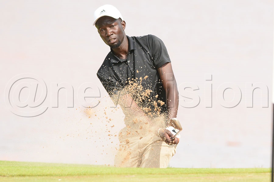 Ronald Rugumayo in action. He says it is all about the mindset going into the open. Photo by Michael Nsubuga