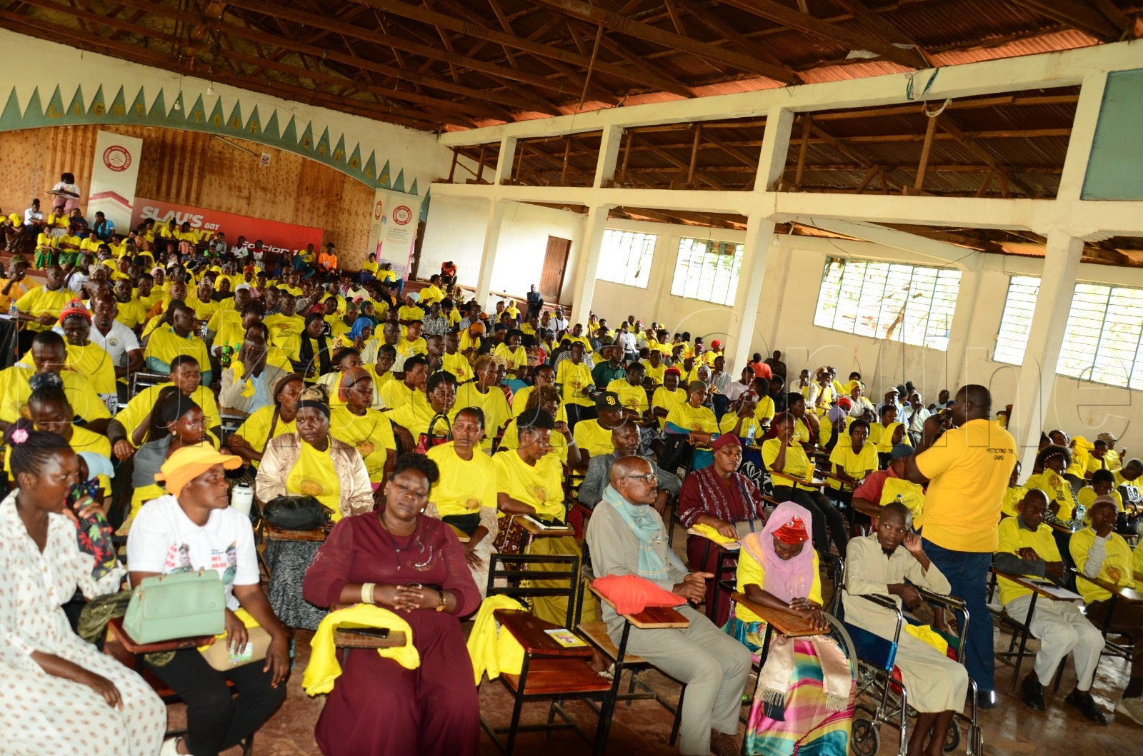 Majembere ng'asisinkanye abawagizi ba NRM e Lubaga