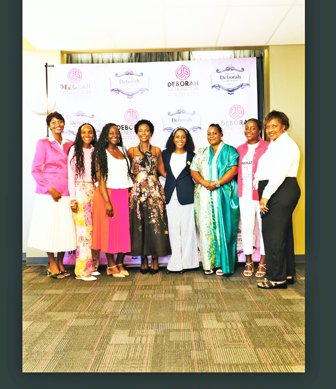 Suzan Gakwavu With Some Uganda Diaspora Women Who Attended The 2026 Deborah Generation Conference Held On August 2 At California State University, Northridge In Los Angeles