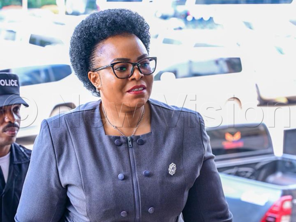 Minister of State for Lands, Housing and Urban Development, Housing, Hon. Persis Namuganza.