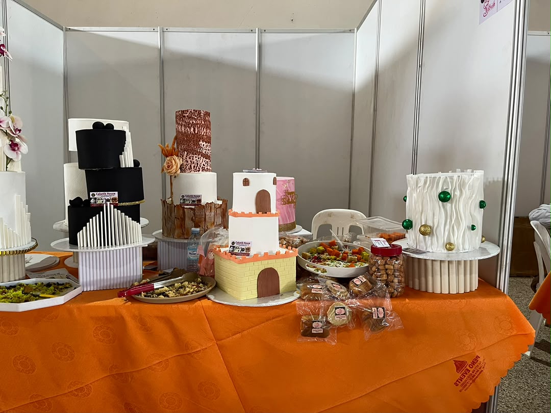 Several cakes were on display at the Cake fair. (credits: Ranell Nsereko)