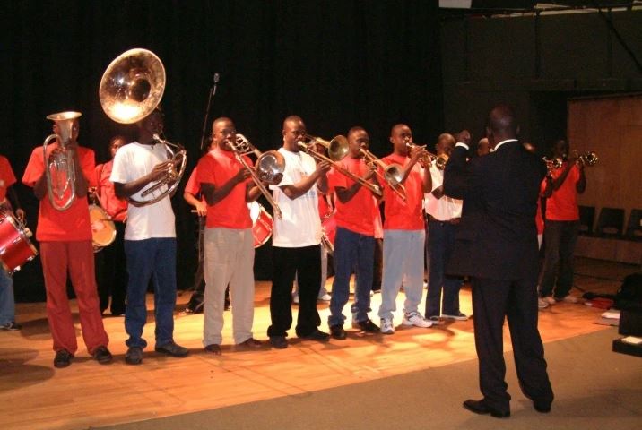 FDNC band performing in the UK.