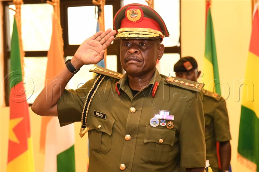The Uganda People’s Defence Forces (UPDF) Chief of Defence Forces, Gen. Wilson Mbasu Mbadi, presided over the event.