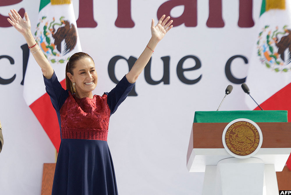 Sheinbaum was included on The New York Times list of 67 most stylish people of 2025 -- the only politician in the group.