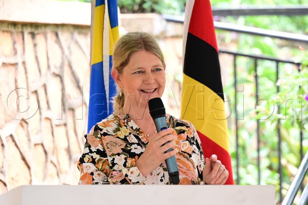 Ambassador of Sweden to Uganda, H.E. Maria H&aring;kansson.