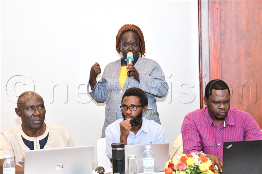 Blaise Amony from ASARECA during the training at Hilton Garden Hotel.
