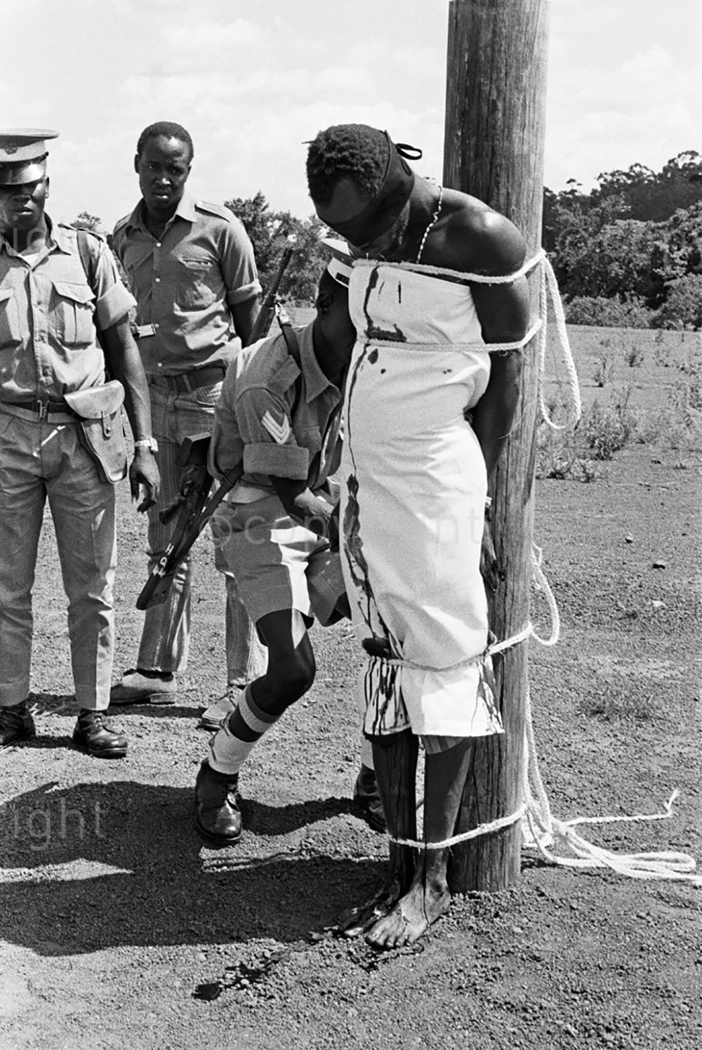Members of FRONASA whom Idi Amin publicly executed on February 11, 1973. (Courtesy)