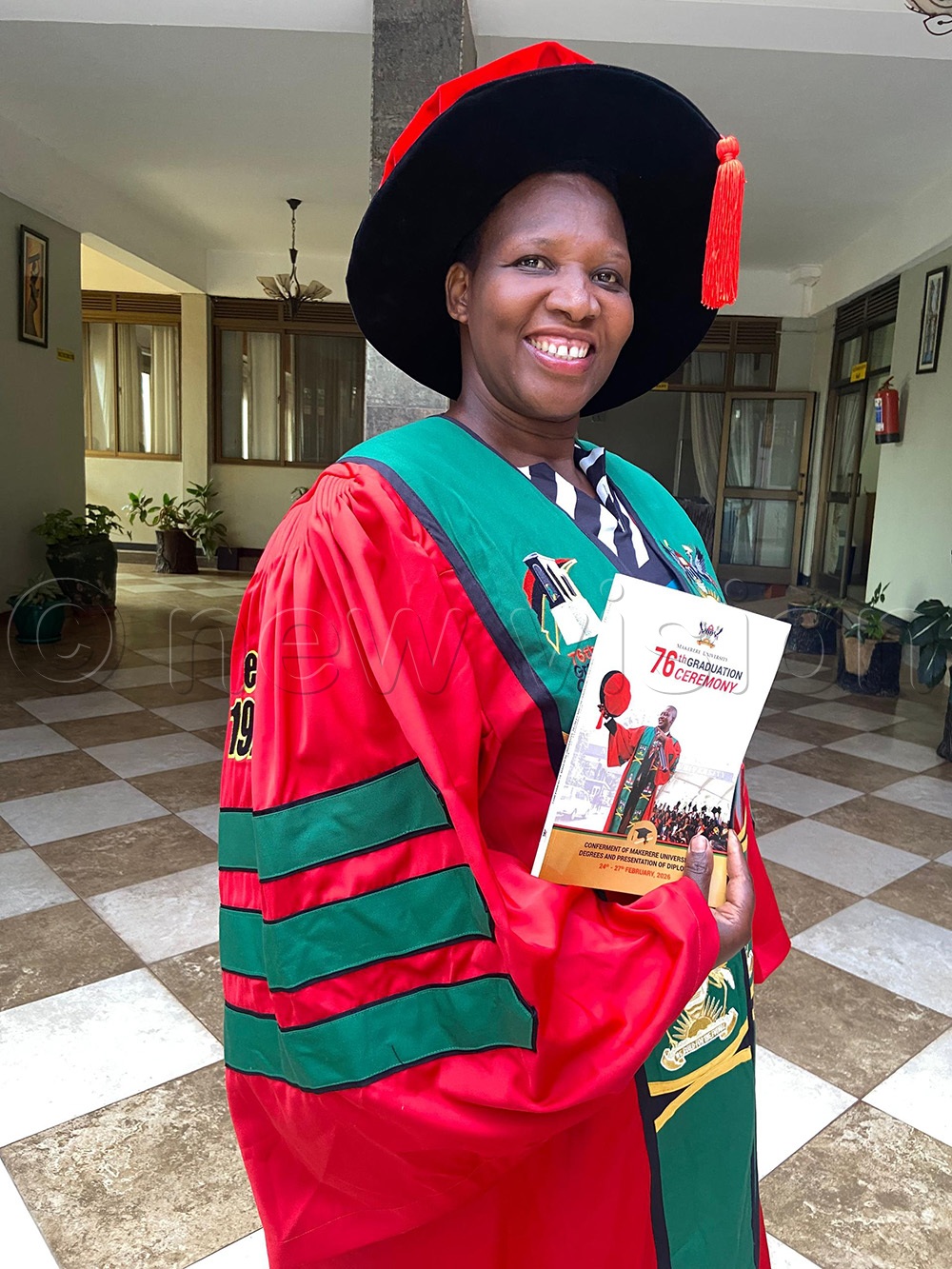 Dr Harriet Cherotich graduated from Makerere University. (Photo by Javier Silas Omagor)