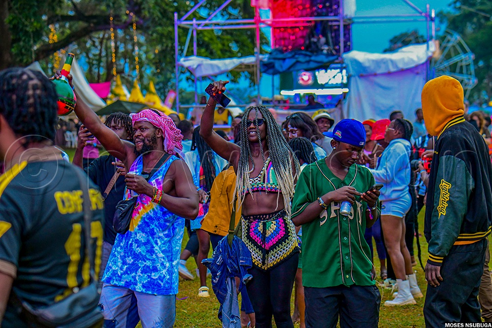 Revellers attending the 9th edition of Nyege Nyege Festival in Jinja in November 2024