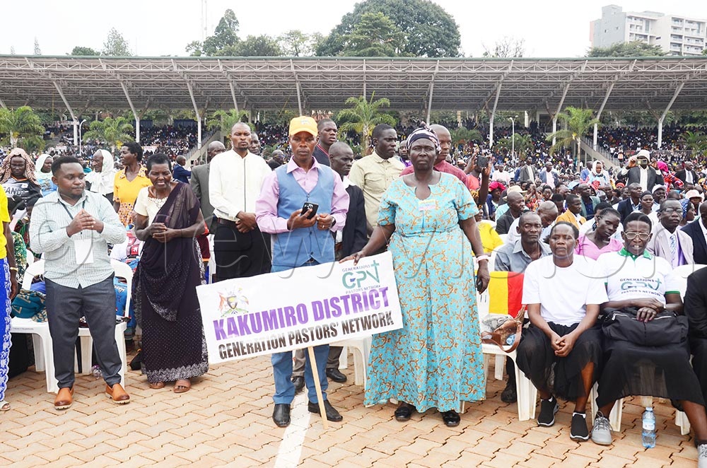 Generation Pastors Network from Kakumiro district joined the prayer congregation at Kololo grounds during National Prayer Day. (Credit: Isaac Nuwagaba)