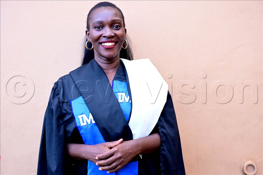  New Vision&rsquo;s Lydia Lakwonyero was awarded a postgraduate in Project planning and management of Uganda Management Institute on May 8, 2026.