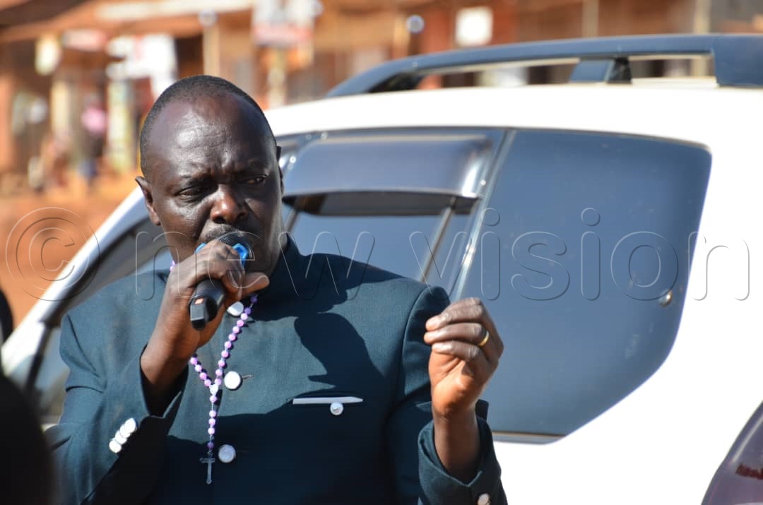Dennis Muyunga, the Kasasa LC3 chairperson, Alliance for National Transformation (ANT) lone councillor. (Photo by Stuart Yiga)