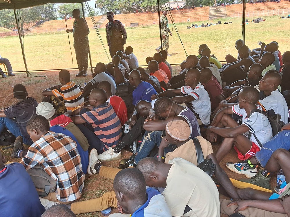 Omola cautioned applicants against concealing illnesses, saying medical screening is intended to ensure that those recruited are physically and medically fit for military training. (Credit: Doreen Musingo)