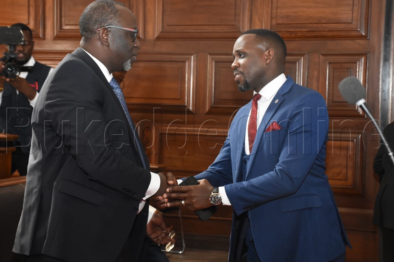 Joel Senyonyi ng'abuuza ku akulira eggwanika lya Buganda