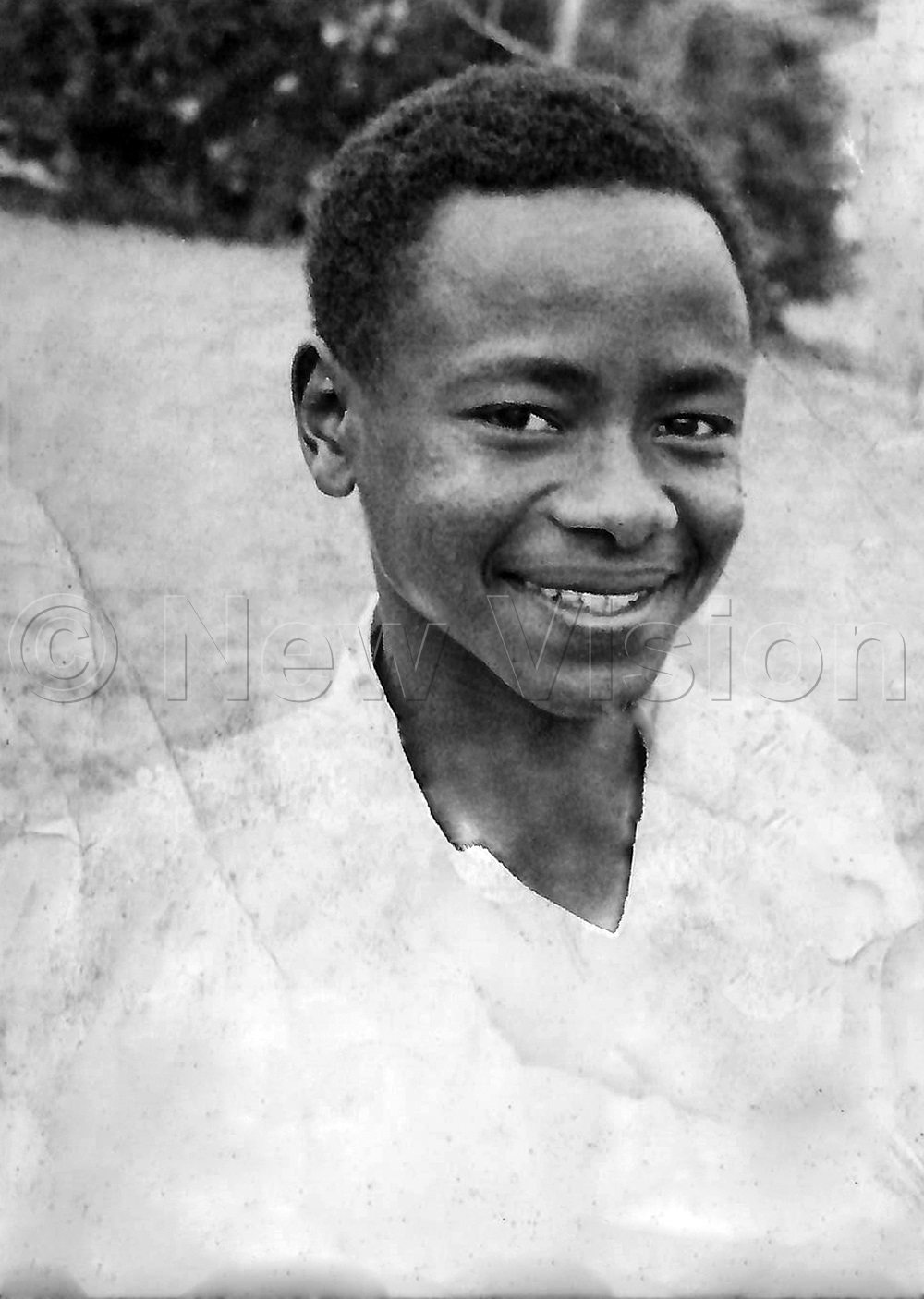 Young Museveni in 1966.