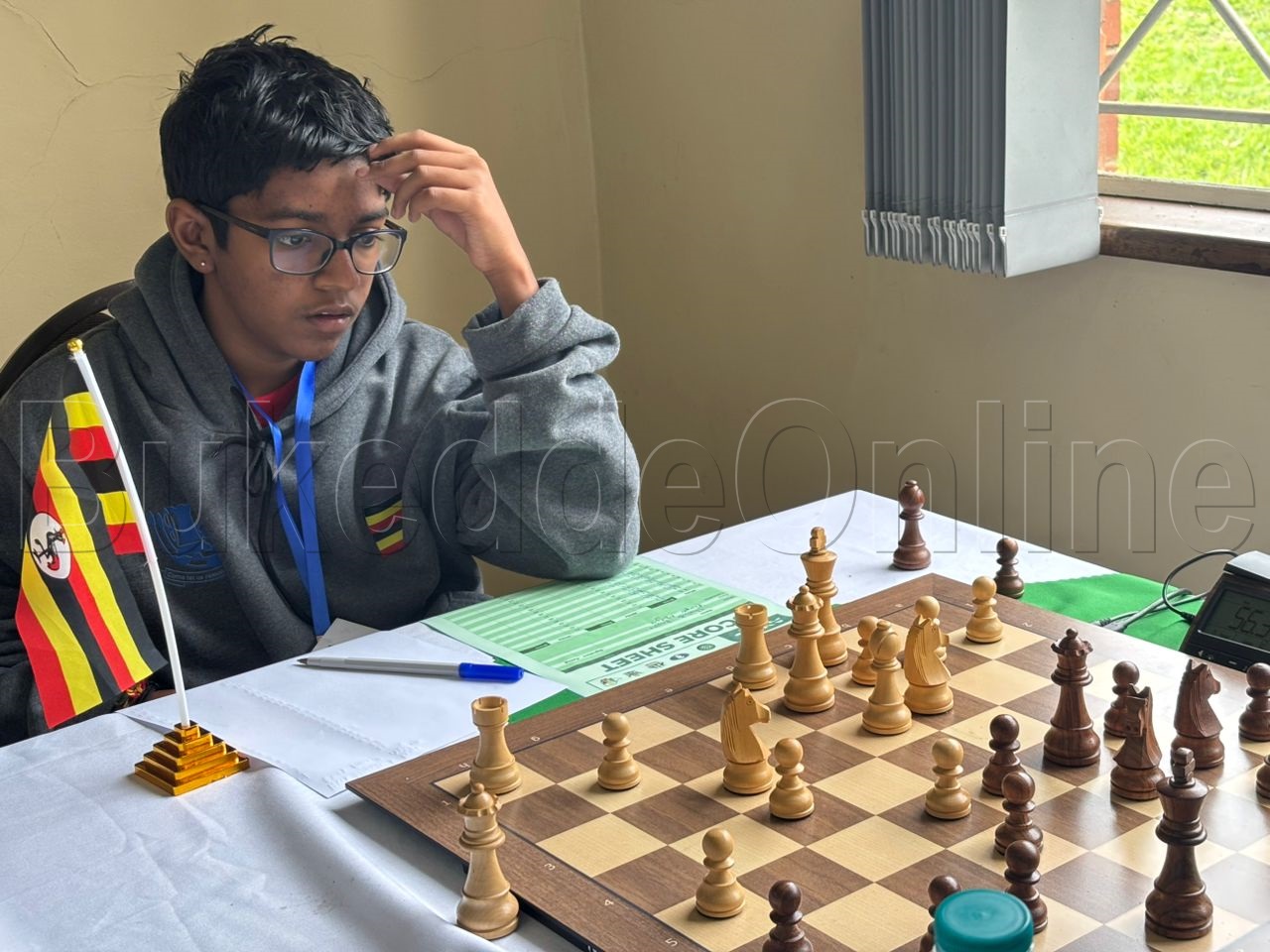 Shoubith Omprakash (U16) nga alowooza kyazzaako