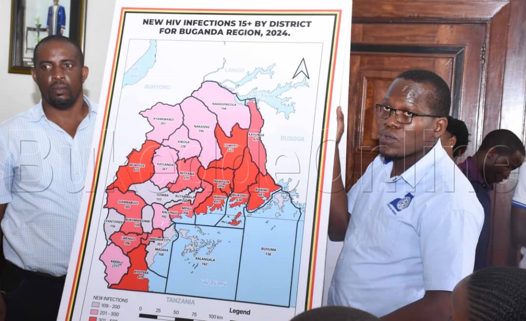 Abakola ogw'okunoonyereza nga balaga report mu Buganda n'ebitundu ebirala