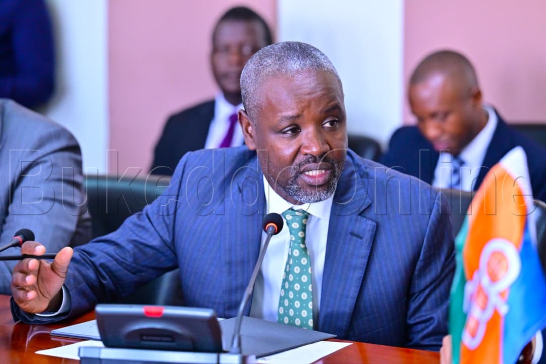 Omumyka wa Sipiika Thomas Tayebwa ng'ayogera