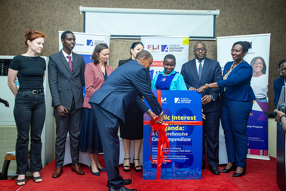 Former Deputy Chief Justice, Richard Buteera launching of the Public Interest Litigation. (Courtesy photo)