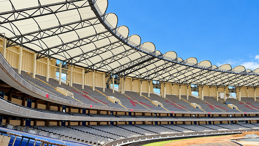 Ordinary seats at Kasarani Stadium 