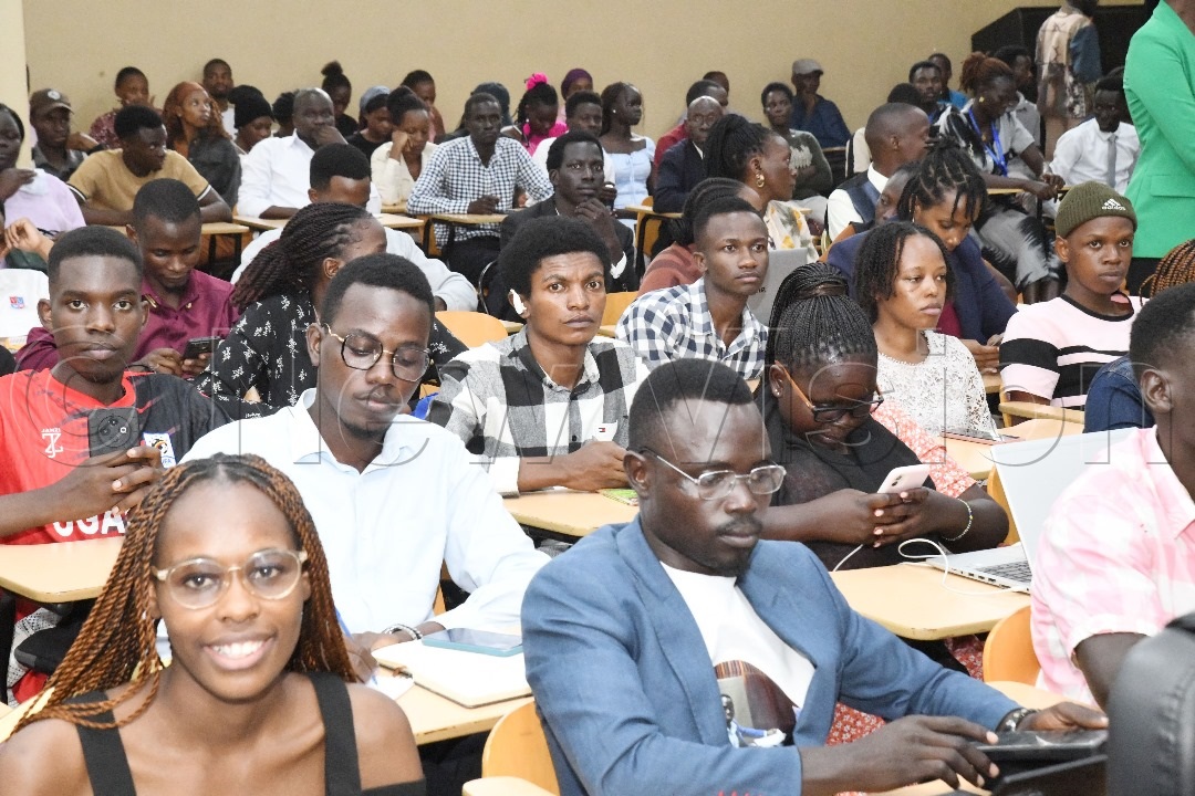 Students during the public lecture. (Credit: Mpalanyi Ssentongo)