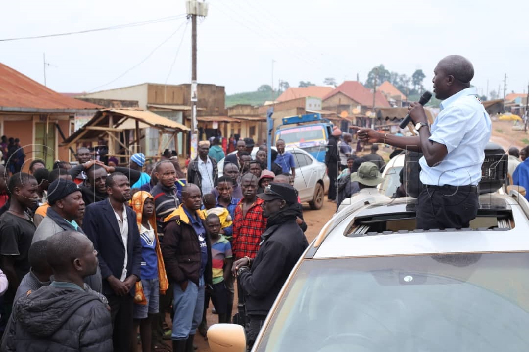 Mafabi addressing voters.