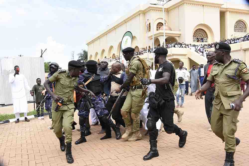 Police explain gadafi mosque heavy deployment 7 arrested