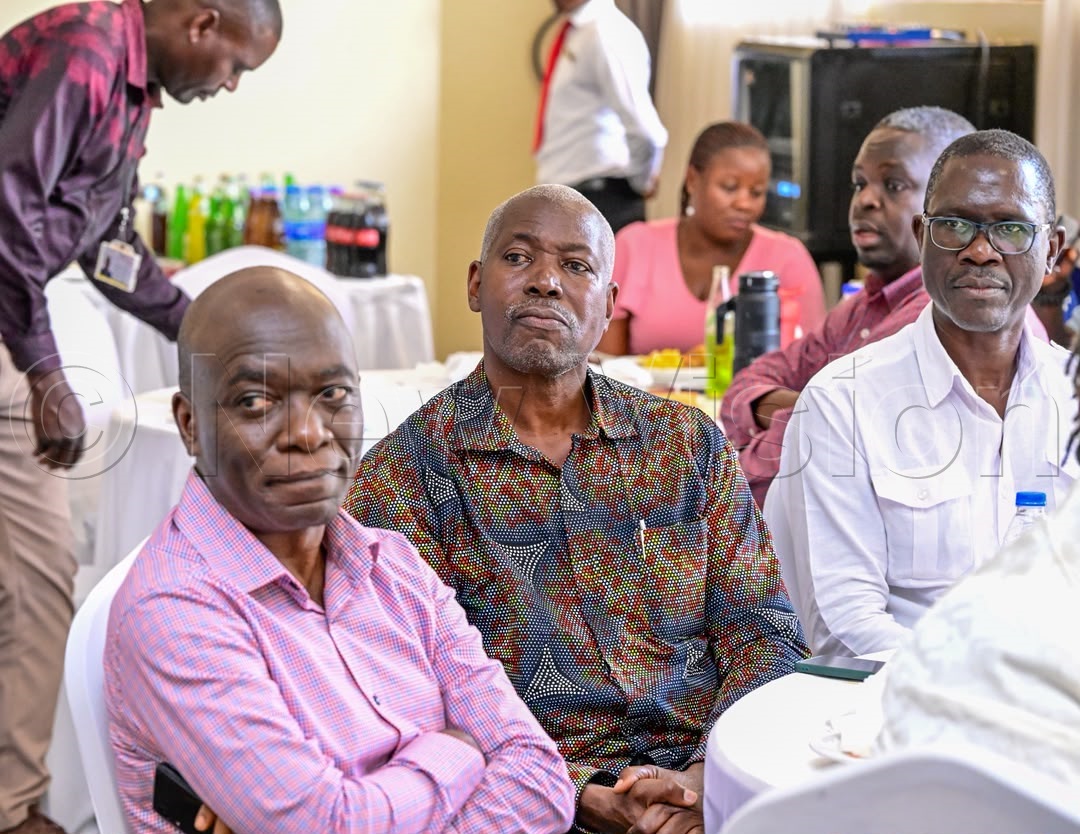 L-R: David Mukholi, John Kakande and Felix Osike. 