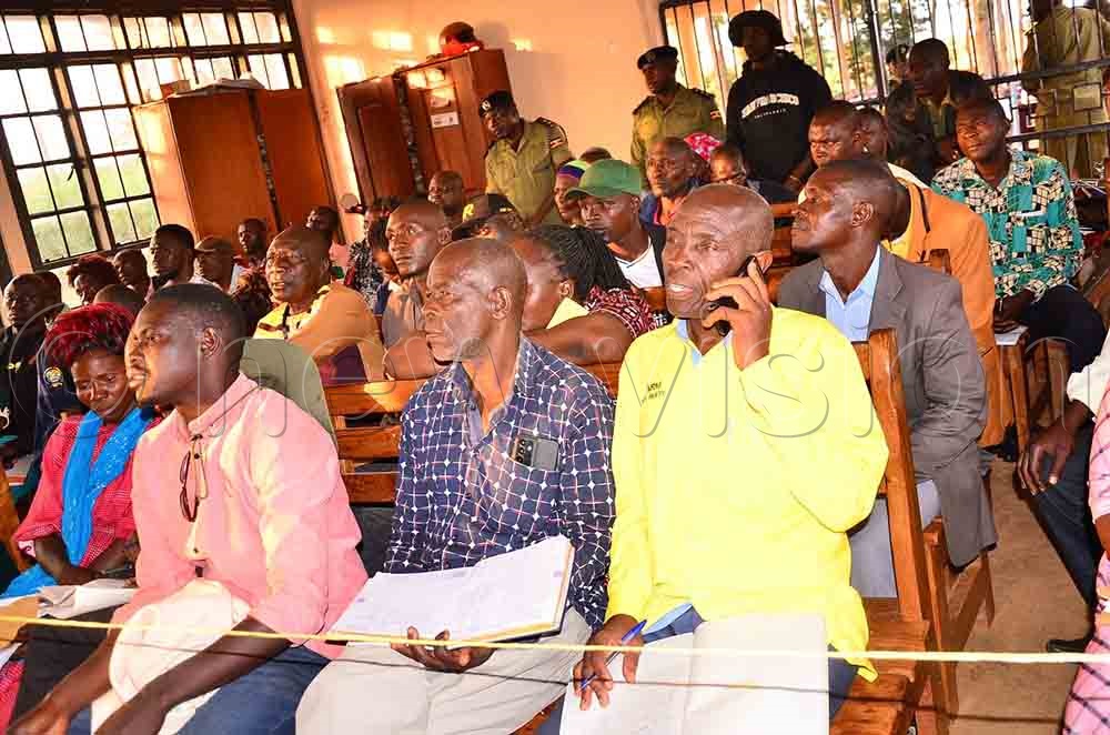 Abudallah Suuta (R), who lost to Moses Batwala for the district LC5 party flag. (Credit: Jackie Nambogga)