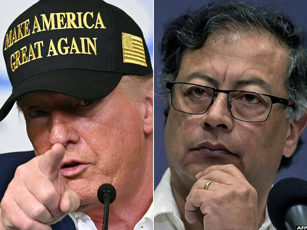 In New York, President Petro (R) fiercely rebuked President Trump's administration
