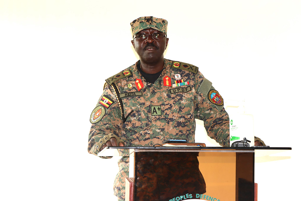 Brigadier Wycliffe Keita, the Joint Staff Training and Doctrine Command.