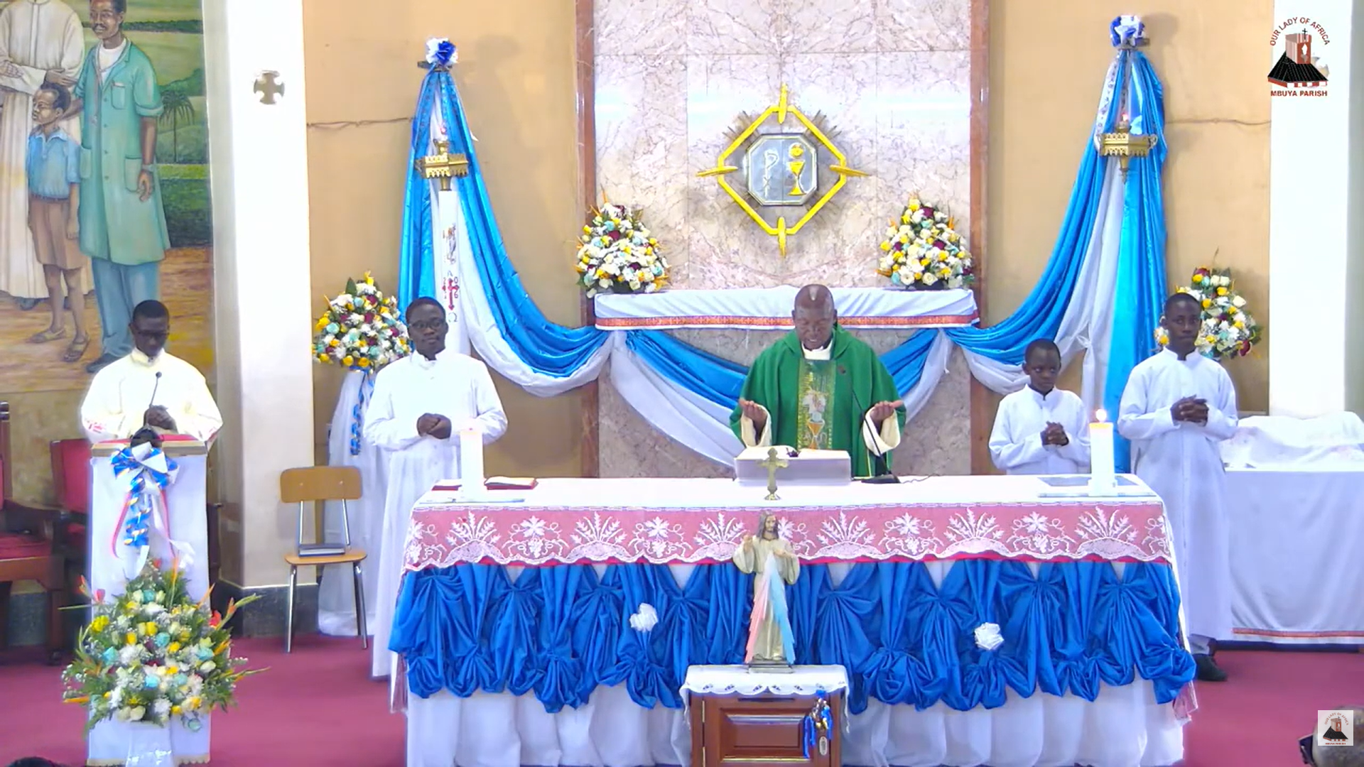 Online Church: @Our Lady of Africa Church Mbuya today, August 16, 2026