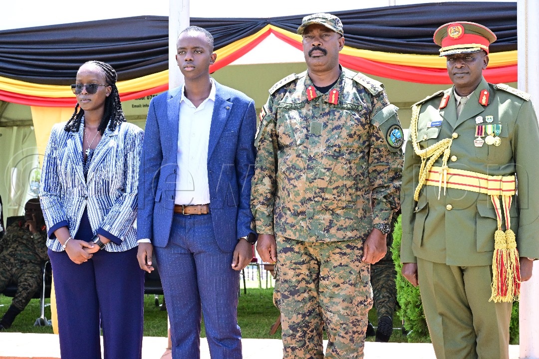 Brig. Christopher Tumwine (right).