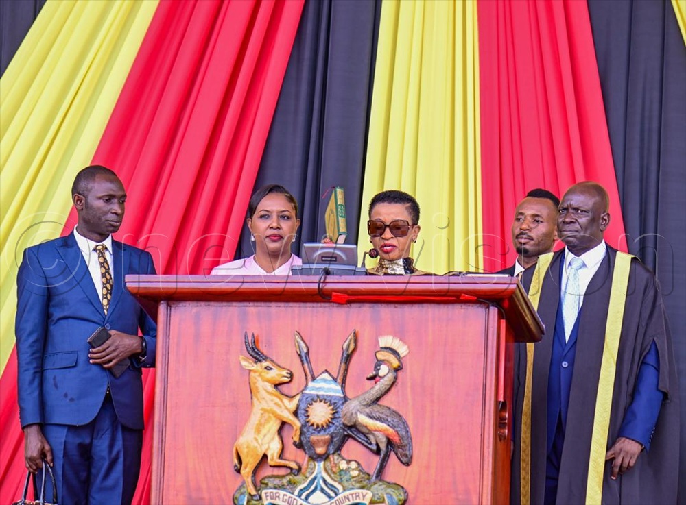 Hanifah Kawooya has been sworn in today.