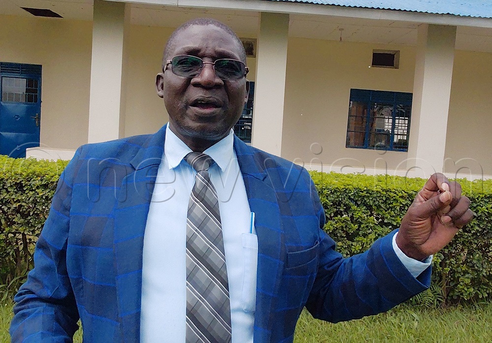 Zombo district education officer Patrick Angala expressed challenges of instructional materials and human resources, as most teachers in the district are not well-equipped (Photo by Robert Adiga) 
