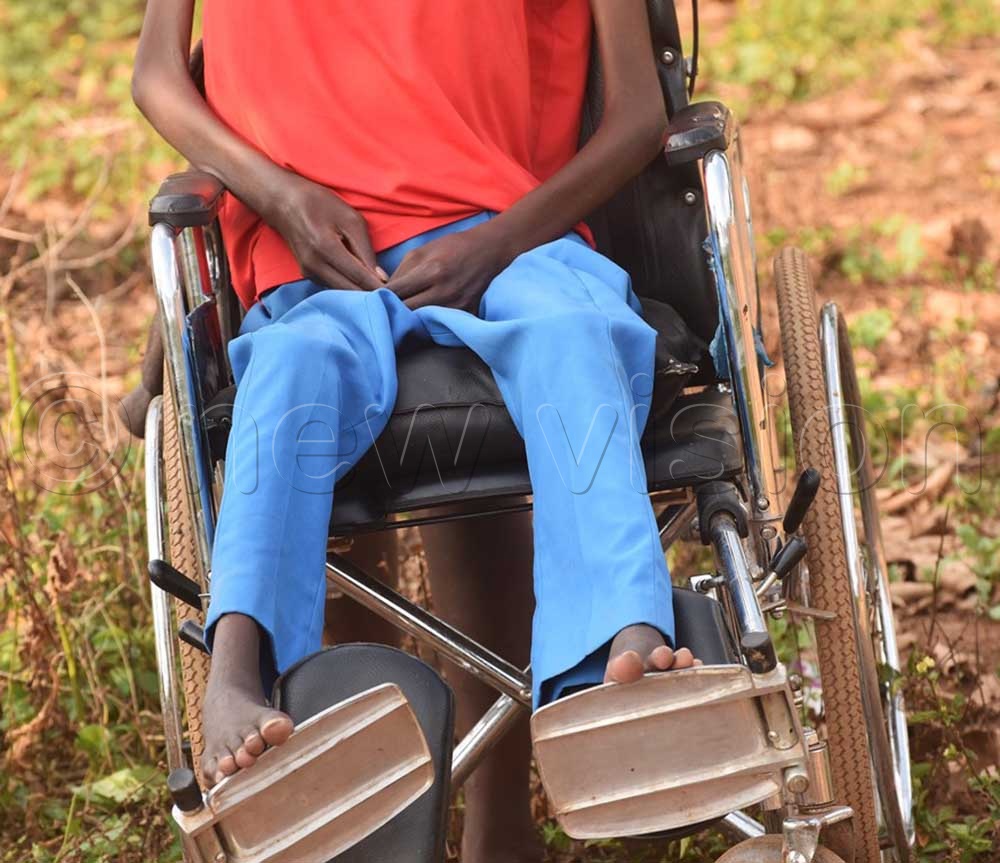 Joseph Sentamu was crippled by motor neuron disease (MND). (Credit: Davis Buyondo)