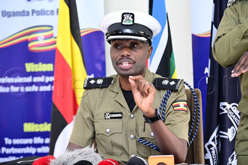 Michael Kananura, spokesperson for the Uganda Police Force&rsquo;s Traffic and Road Safety Directorate. (File)