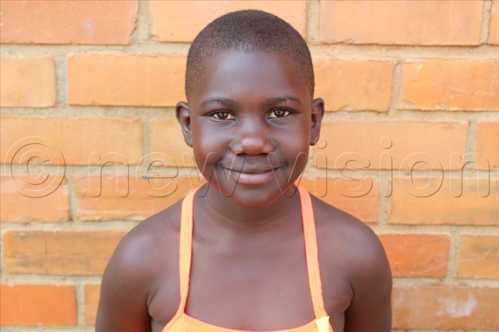 Harsha Zawedde, an eight-year-old pupil at Champions Christian School