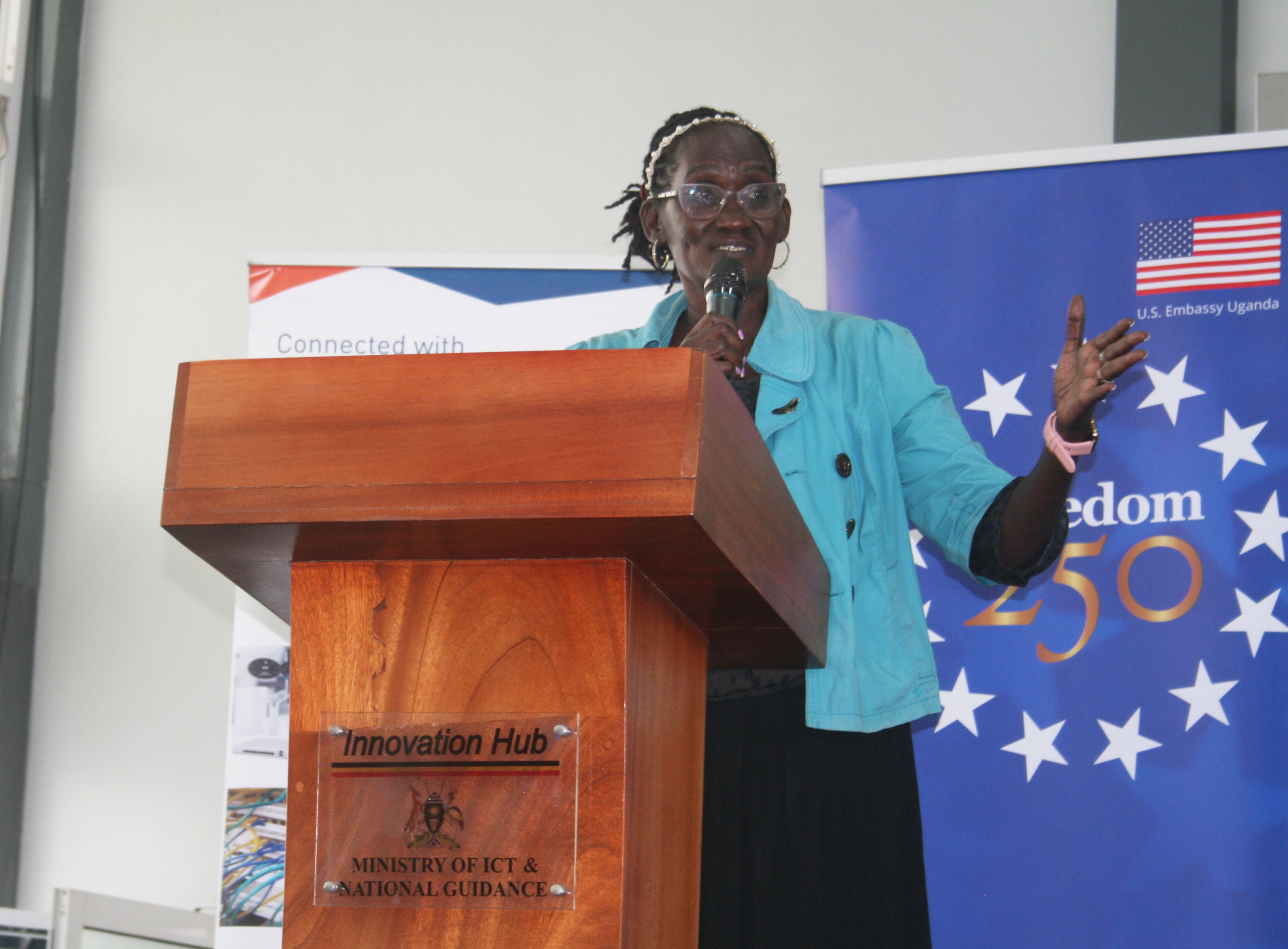 Grace Achire Labong, the Director and Head of Stakeholders Engagement at the ICT Association of Uganda.