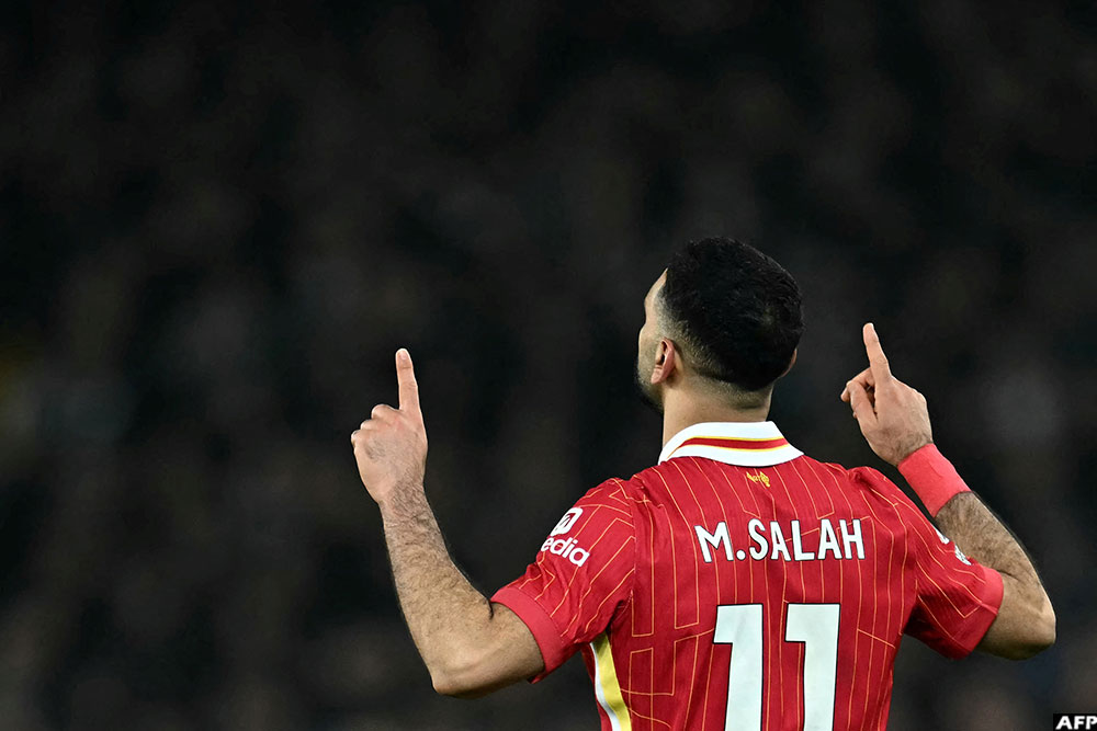 Liverpool forward, Mohamed Salah. (AFP)