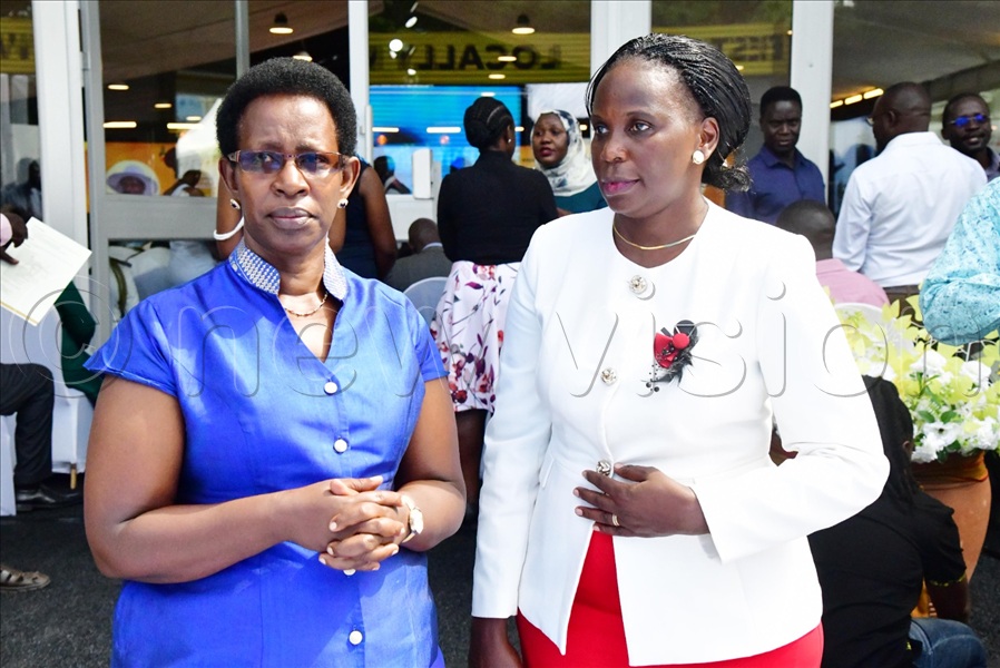 Speaking at the launch on Thursday, health ministry permanent secretary Dr Diana Atwine (R) said the development marks a turning point in how Uganda responds to disease. (Credit: Mpalanyi Ssentongo)